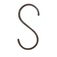 クレエ S字フック アイアン L アンティーク調 ブラック ※12個以上から注文可能(販売価格は1個単位の価格)
