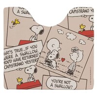 トイレマット 拭ける スヌーピー お手入れ簡単PVC 55×60cm ※2個以上から注文可能(販売価格は1個単位の価格)