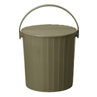 新輝合成 バケツ 10L 座れるマルチバケット カーキ ※2個以上から注文可能(販売価格は1個単位の価格)