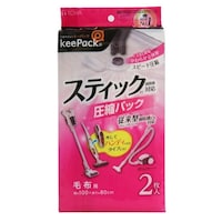 東和産業 布団圧縮袋 毛布圧縮パック 2枚入 スティック掃除機対応 ※3個以上から注文可能(販売価格は1個単位の価格)