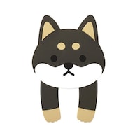 東洋ケース フック 吸着 スティッキーフックポケット アニマル クロシバ ※3個以上から注文可能(販売価格は1個単位の価格)