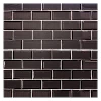 カモ井加工紙 リメイクシート 壁用 mt CASA fleece Bパターン 46cm×3m カビ防止剤配合 黒タイル ※2個以上から注文可能(販売価格は1個単位の価格)