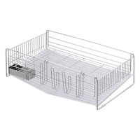 下村企販 水切りラック アクリルトレーの水切り ワイド