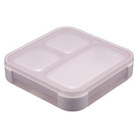 シービージャパン 弁当箱 薄型弁当箱 抗菌フードマン500 1段 500ml パープル ※2個以上から注文可能(販売価格は1個単位の価格)