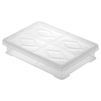 サンコープラスチック もち箱 フードテナー 本体1段 蓋1個 30×45cm ※3個以上から注文可能(販売価格は1個単位の価格)