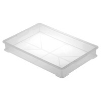 サンコープラスチック もち箱 フードテナー 57×38×8cm 本体 クリア ※3個以上から注文可能(販売価格は1個単位の価格)