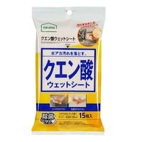 アズマ工業 ウェットシート クエン酸ウェットシート 15枚入り ※6個以上から注文可能(販売価格は1個単位の価格)