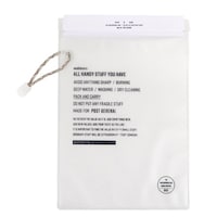 クレエ 防水バッグ ウォータープルーフバッグ Mサイズ 2枚入り ホワイト ※2個以上から注文可能(販売価格は1個単位の価格)