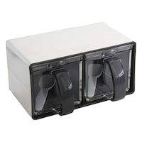 アスベル 調味料ストッカー 2個組 ステンレス製ラック付き フォルマ ※2個以上から注文可能(販売価格は1個単位の価格)