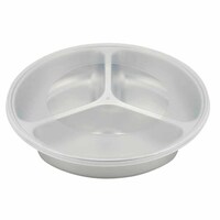 佐藤金属興業 ランチプレート フタ付き 23cm M ステンレス ※2個以上から注文可能(販売価格は1個単位の価格)