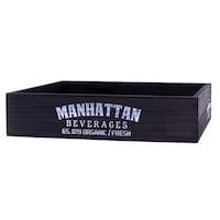 キーストーン 収納ボックス ポプラウッドボックス スタッカブル M 小物入れ マンハッタン ※3個以上から注文可能(販売価格は1個単位の価格)