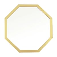 スタンド&ウォールミラー 八角形ミラー Sサイズ 20×20cm オクタム ゴールド ※2個以上から注文可能(販売価格は1個単位の価格)