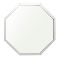 スタンド&ウォールミラー 八角形ミラー Mサイズ 28×28cm オクタム シルバー ※2個以上から注文可能(販売価格は1個単位の価格)