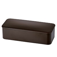 HAKOYA 弁当箱 1段 550ml スリム一段ランチ 茶木目 ※2個以上から注文可能(販売価格は1個単位の価格)