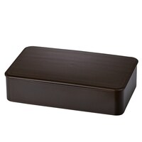 HAKOYA 弁当箱 1000ml 一段ランチ 茶木目