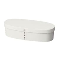 HAKOYA お弁当箱 1段 曲げわっぱ レンジ対応 600ml モノトーン曲げわっぱ マットホワイト ※2個以上から注文可能(販売価格は1個単位の価格)