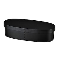 HAKOYA お弁当箱 1段 曲げわっぱ レンジ対応 600ml モノトーン曲げわっぱ マットブラック ※2個以上から注文可能(販売価格は1個単位の価格)