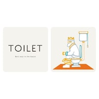 東洋ケース ウォールライト テーブルライト LIGHT BOX SIGN 専用デザインシート 2枚入り TOILET ※6個以上から注文可能(販売価格は1個単位の価格)