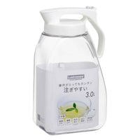 岩崎工業 冷水筒 ピッチャー 3L ラストロ 横置き 縦置き ワンプッシュ K1289 プラスチック ※3個以上から注文可能(販売価格は1個単位の価格)