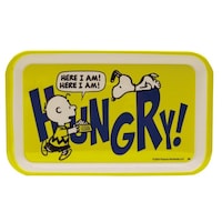 大西賢製販 トレー 26cm S スヌーピー PEANUTS プラスチック イエロー ※2個以上から注文可能(販売価格は1個単位の価格)