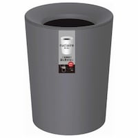 アスベル ゴミ箱 2L 丸型 ルクレール グレー ※4個以上から注文可能(販売価格は1個単位の価格)