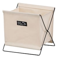 アビテ マガジンラック センプリチェ 荷物置き 折りたたみ ホワイト ※2個以上から注文可能(販売価格は1個単位の価格)