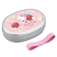 オーエスケー 弁当箱 1段 350ml アルミ子供弁当箱M 仕切付き ハローキティ フルーツ ※2個以上から注文可能(販売価格は1個単位の価格)