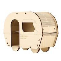 ルークラン ケージ ハムスター ミオファン DIYハウス コーヒーカート ※2個以上から注文可能(販売価格は1個単位の価格)