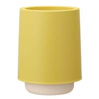 岩崎工業 ゴミ箱 7L 丸型 リビング ホールドカン プラスチック イエロー ※2個以上から注文可能(販売価格は1個単位の価格)