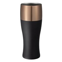 シービージャパン タンブラー 480ml 泡を楽しむタンブラー 保冷 真空二重構造 ステンレス ブラック ※2個以上から注文可能(販売価格は1個単位の価格)