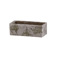 アビテ 植木鉢 モスティーク レクトポット S 幅20cm ※4個以上から注文可能(販売価格は1個単位の価格)