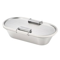 EAトCO 保存容器 600ml アイカタ ステンレスコンテナ ストッパー付 グレー