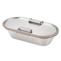 EAトCO 保存容器 600ml アイカタ ステンレスコンテナ ストッパー付 ブラウン