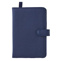 アイメディア カードケース 薄型 レザー調 20枚 収納 ネイビー ※3個以上から注文可能(販売価格は1個単位の価格)