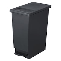 新輝合成 ゴミ箱 45L ペダル ユニード プッシュ&ペダル チャコールブラック ※2個以上から注文可能(販売価格は1個単位の価格)