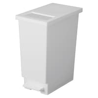 新輝合成 ゴミ箱 45L ペダル ユニード プッシュ&ペダル ホワイトグレー ※2個以上から注文可能(販売価格は1個単位の価格)
