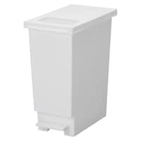 新輝合成 ゴミ箱 30L ユニード プッシュ&ペダル ホワイトグレー ※2個以上から注文可能(販売価格は1個単位の価格)