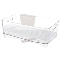 不二貿易 水切りラック Karatto 水切りバスケット クリア ※2個以上から注文可能(販売価格は1個単位の価格)