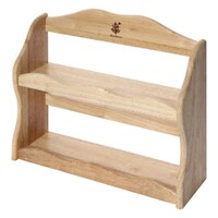 不二貿易 調味料ラック 木製 スパイスラック ボヌール 2段 ※2個以上から注文可能(販売価格は1個単位の価格)