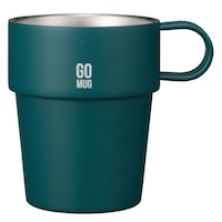 シービージャパン マグカップ 285ml GOMUG QAHWA 保温 保冷 ステンレス グリーン ※2個以上から注文可能(販売価格は1個単位の価格)