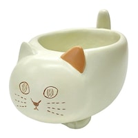 ティーライフ 卓上 収納 マルチケース にゃふにゃふ レジン マルチホルダー アイボリー ※3個以上から注文可能(販売価格は1個単位の価格)