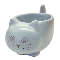 ティーライフ 卓上 収納 マルチケース にゃふにゃふ レジン マルチホルダー グレー ※3個以上から注文可能(販売価格は1個単位の価格)