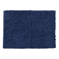 YAMAZAKI バスマット SUSU 抗菌ストロングW 50×70cm 速乾 ネイビー ※2個以上から注文可能(販売価格は1個単位の価格)