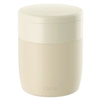 アスベル 弁当箱 フードポット スープジャー ランタス スープボトル M 300ml カトラリー付き ミルクベージュ ※2個以上から注文可能(販売価格は1個単位の価格)