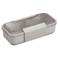 岩崎工業 弁当箱 800ml 1段 イージーケアランチボックススリム1段800 ライトグレー ※2個以上から注文可能(販売価格は1個単位の価格)