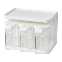 アスベル 調味料ポット 450ml 3点セット マグネットラック付き フォルマ S