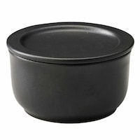 アイトー おひつ フタ付き 一膳用 12cm 陶器 美濃焼 ブラック ※2個以上から注文可能(販売価格は1個単位の価格)