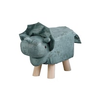 アビテ アニマルスツール 恐竜 座面高26.5cm ティーア・スツール・トリケラトプス グリーン