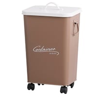 アビテ 収納ボックス バルトゥ コンテナカート キャスター付き 13L 幅27×奥行21×高さ43cm ブラウン