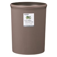 岩崎工業 ゴミ箱 10L カラードコレクター M トープ ※6個以上から注文可能(販売価格は1個単位の価格)